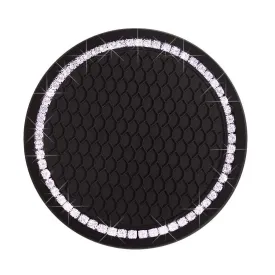 2-Pack: Anti-Slip Crystal Rhinestone Car Coaster