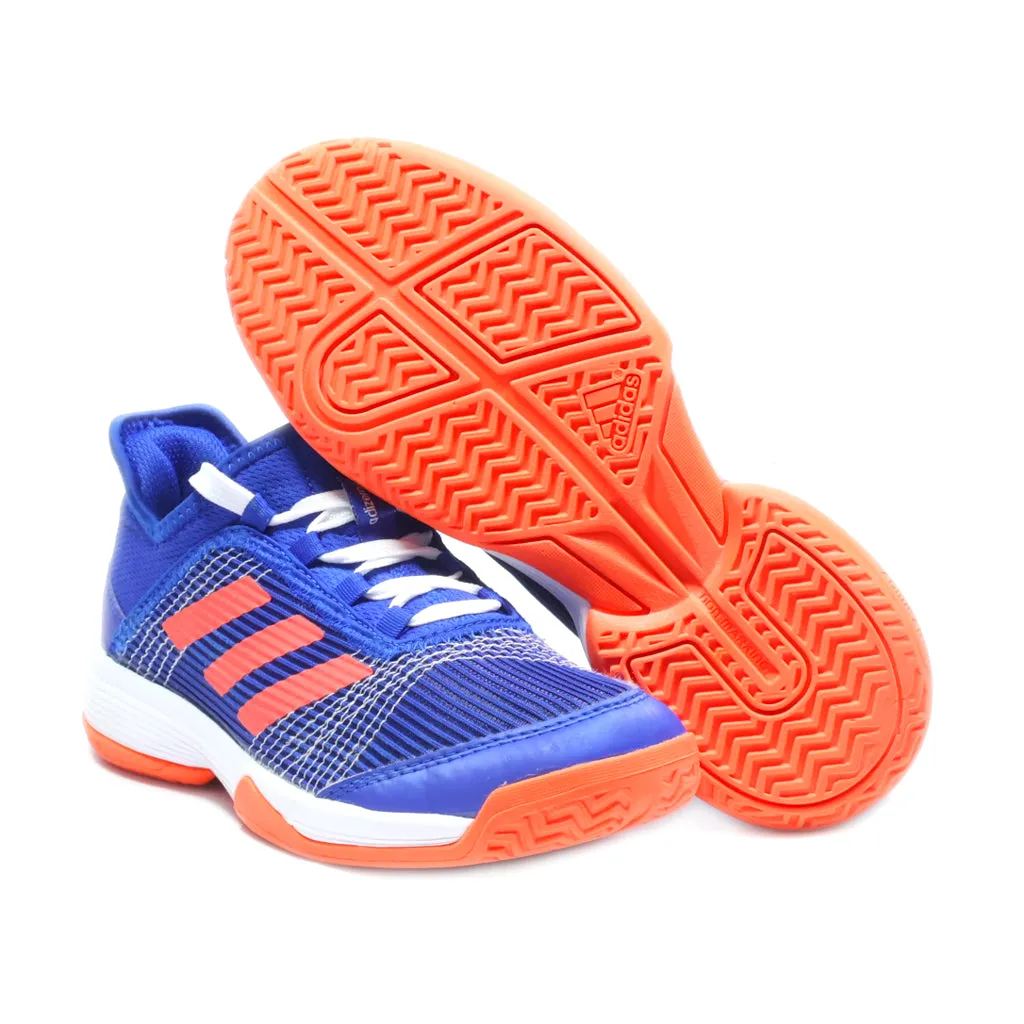 Adidas Adizero Club K Tennis Sport Shoes Fabric Blue Colour For Women