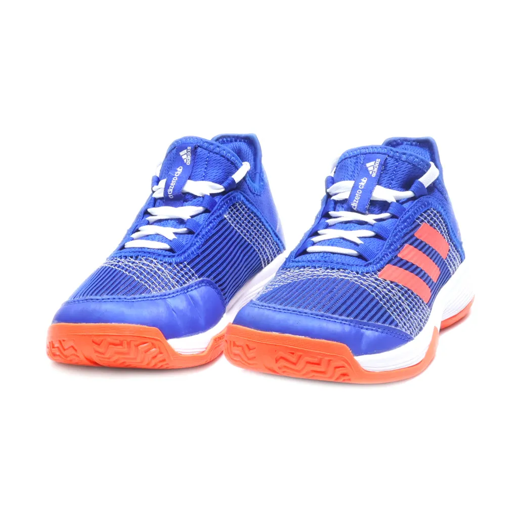 Adidas Adizero Club K Tennis Sport Shoes Fabric Blue Colour For Women