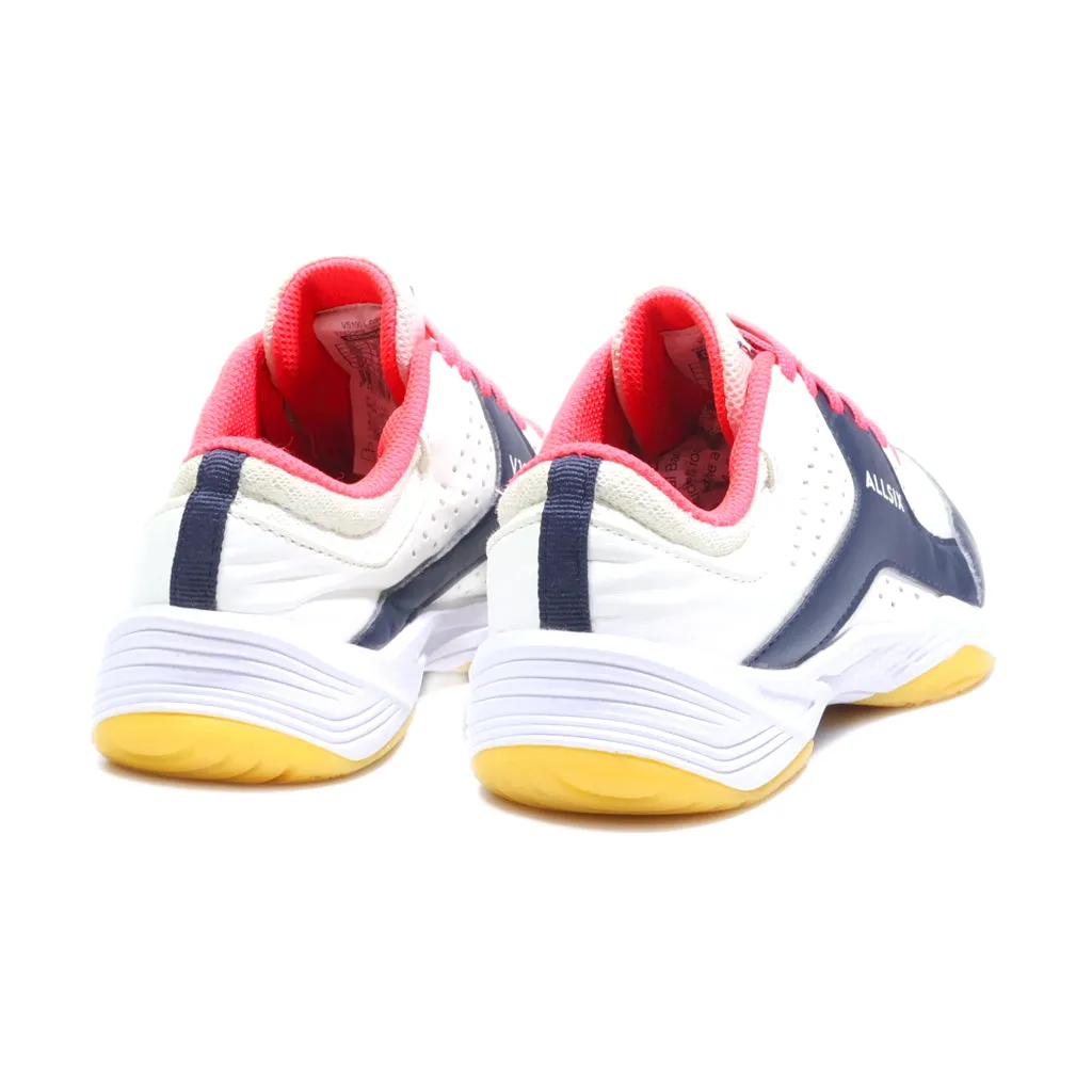 Allsix V100 Sport Shoes Fabric White Colour For Kids