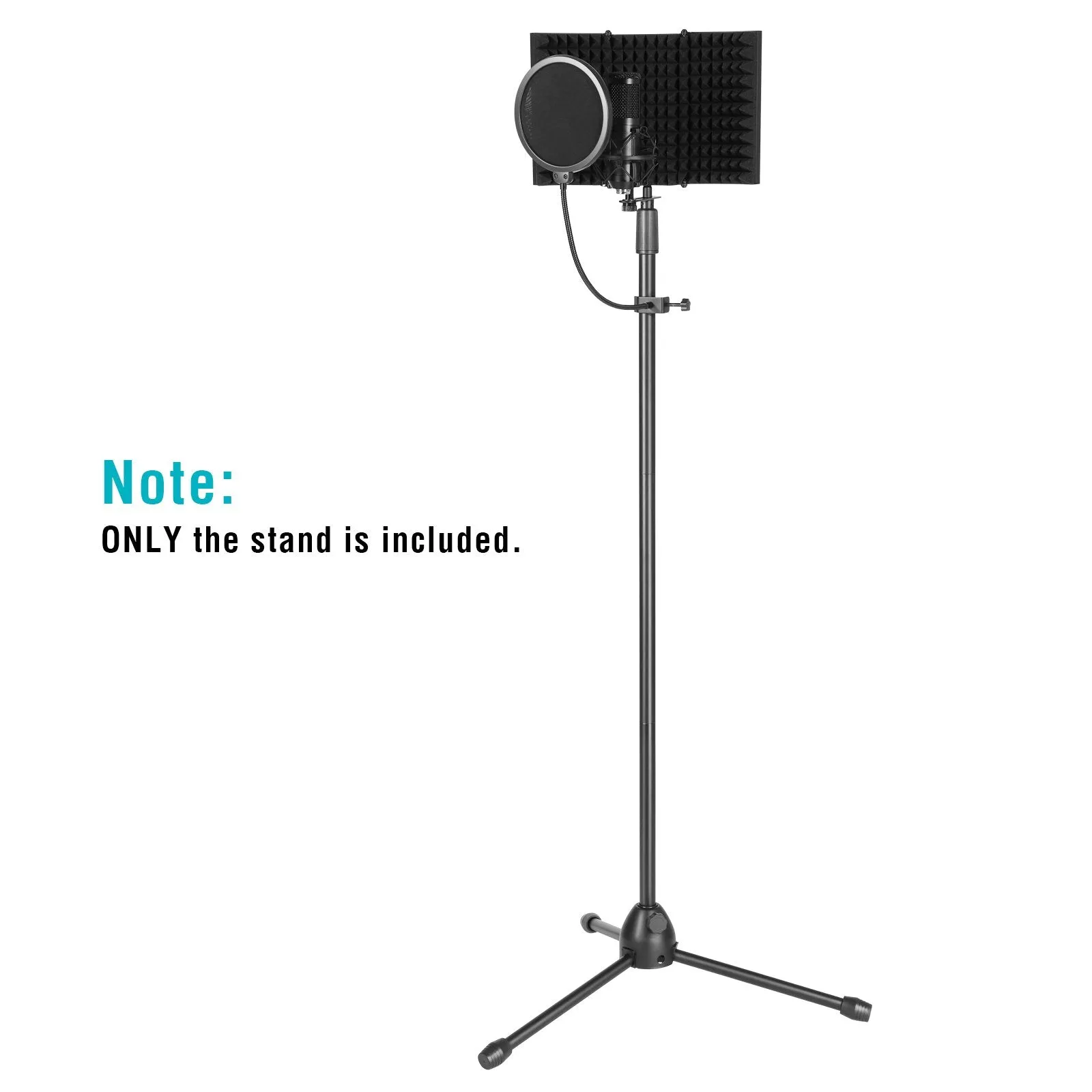 Anti-slip Tripod Condenser Microphone Stand