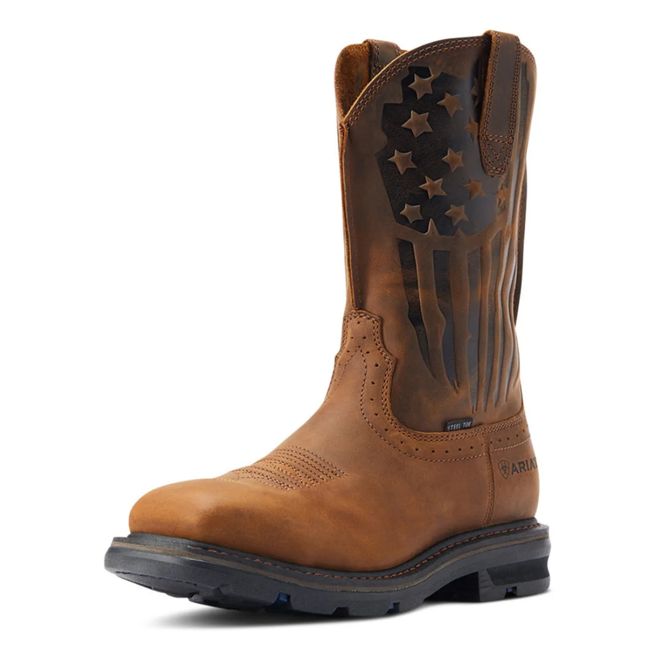 Ariat Men's Sierra Shock Shield Patriot Wide Square Steel Toe 10044426