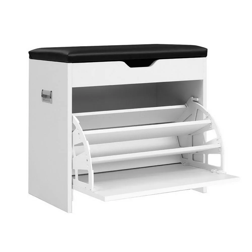 Artiss Adjustable 3 Tier Storage Cupboard - White