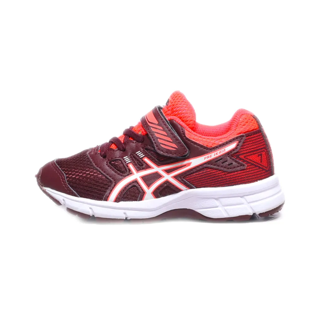 Asics Ikaia Ps Sport Shoes Fabric Maroon Colour For Kids