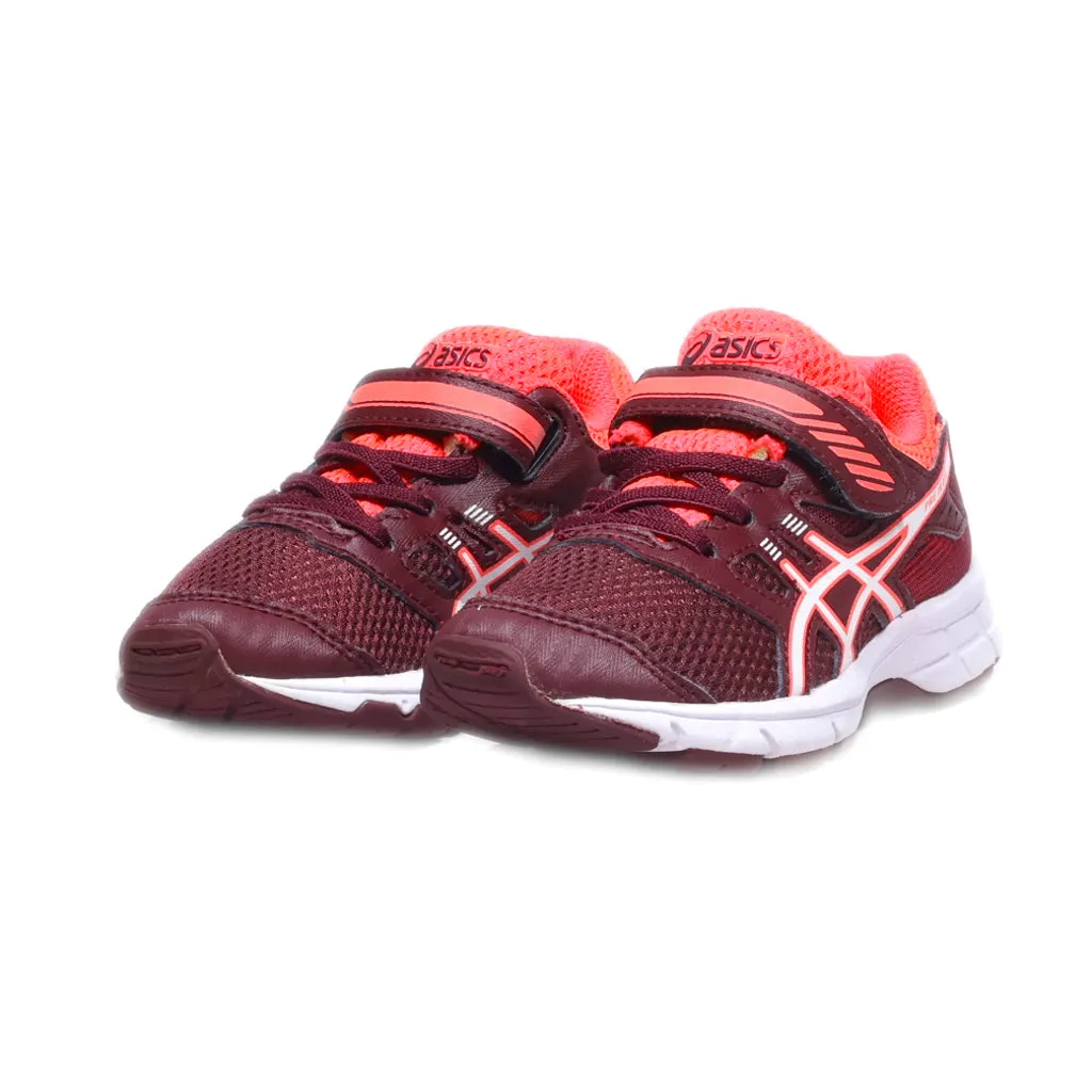 Asics Ikaia Ps Sport Shoes Fabric Maroon Colour For Kids