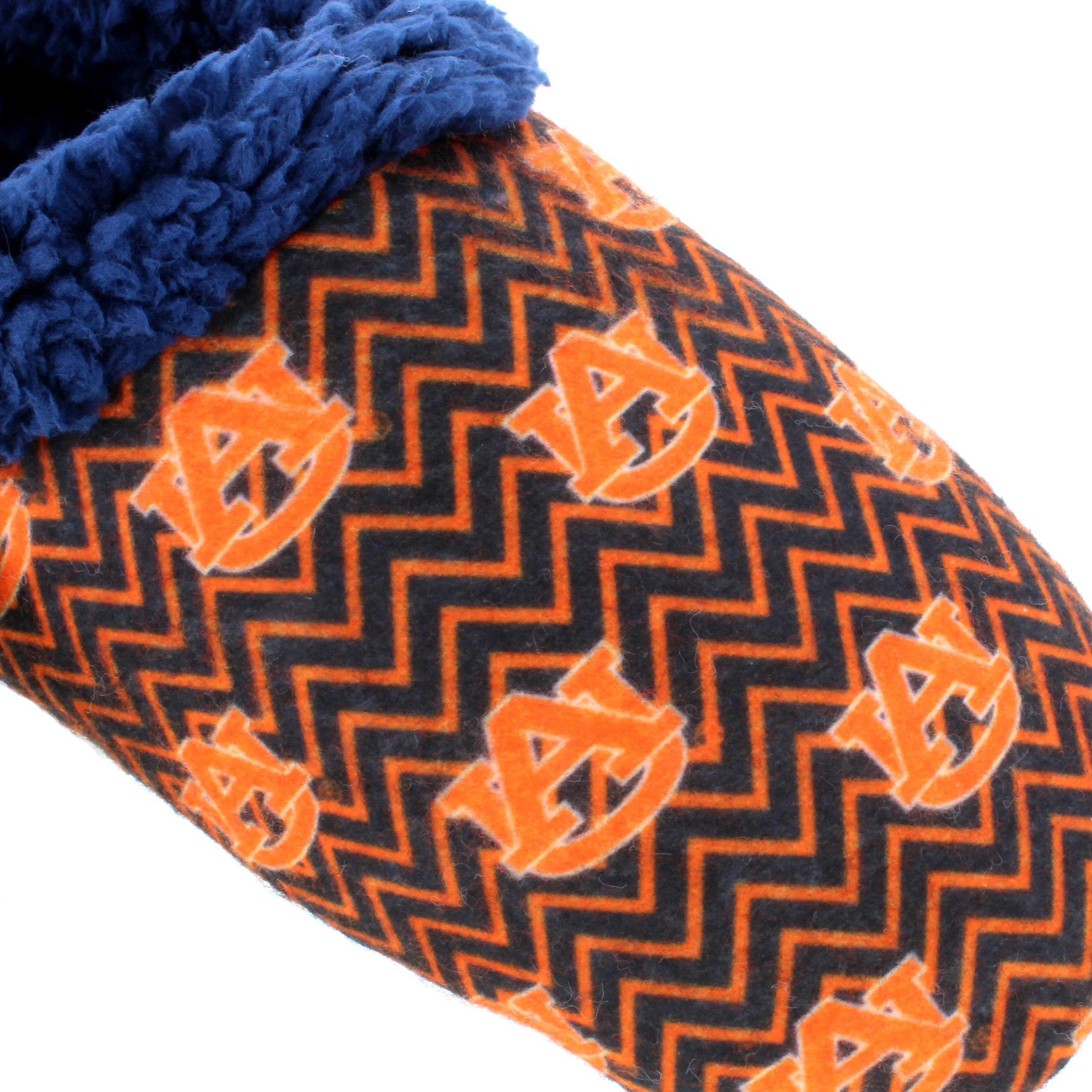 Auburn Tigers Chevron Slip On Slippers