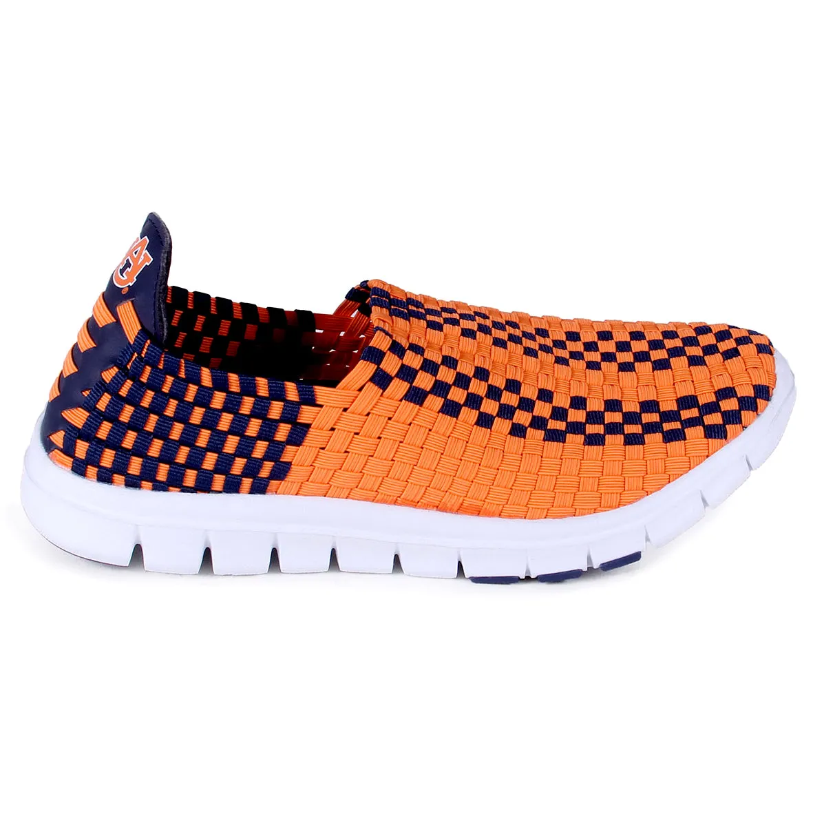 Auburn Tigers Woven Colors Comfy Slip On Shoes