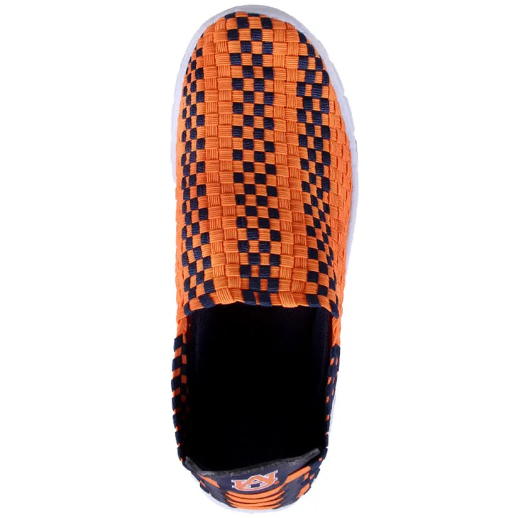 Auburn Tigers Woven Colors Comfy Slip On Shoes