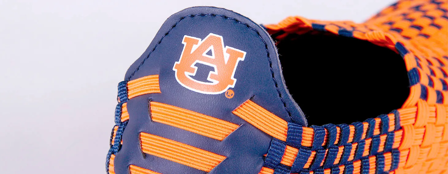 Auburn Tigers Woven Colors Comfy Slip On Shoes