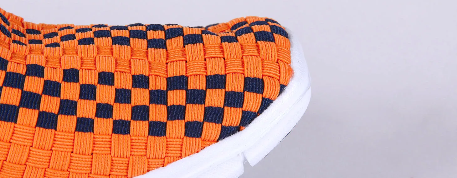 Auburn Tigers Woven Colors Comfy Slip On Shoes