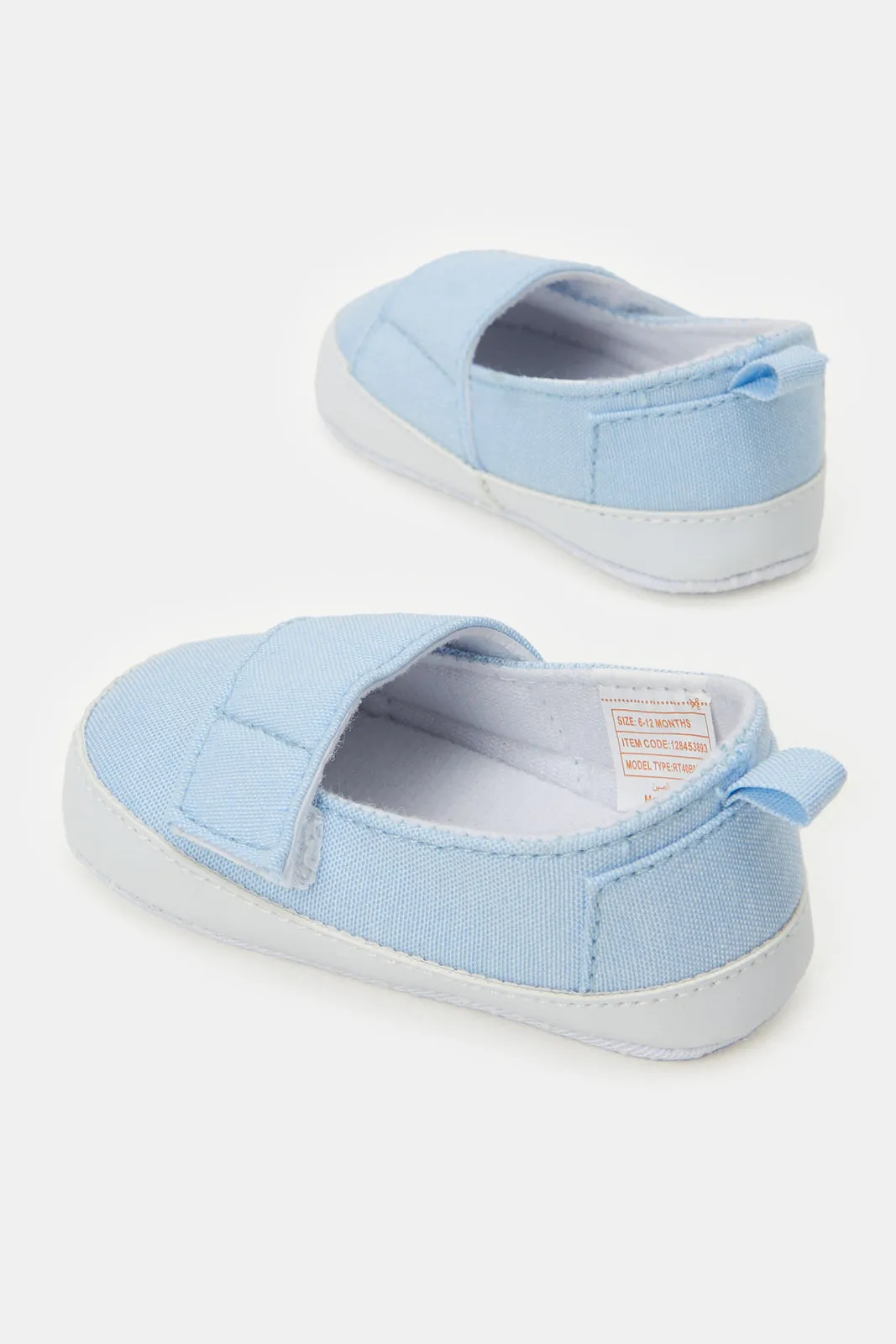 Baby Blue Pram Shoes