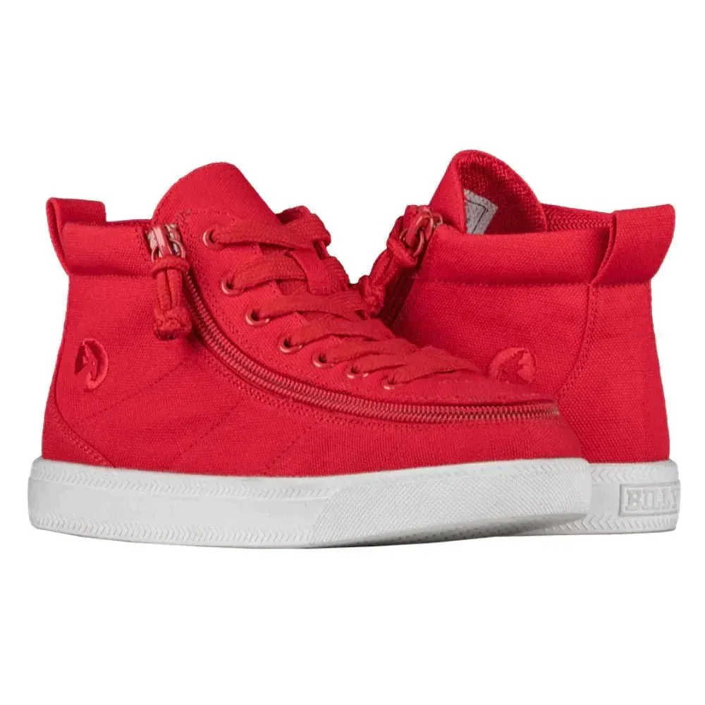 Billy Footwear (Big Kids) Wide Fit - High Top Canvas Shoes