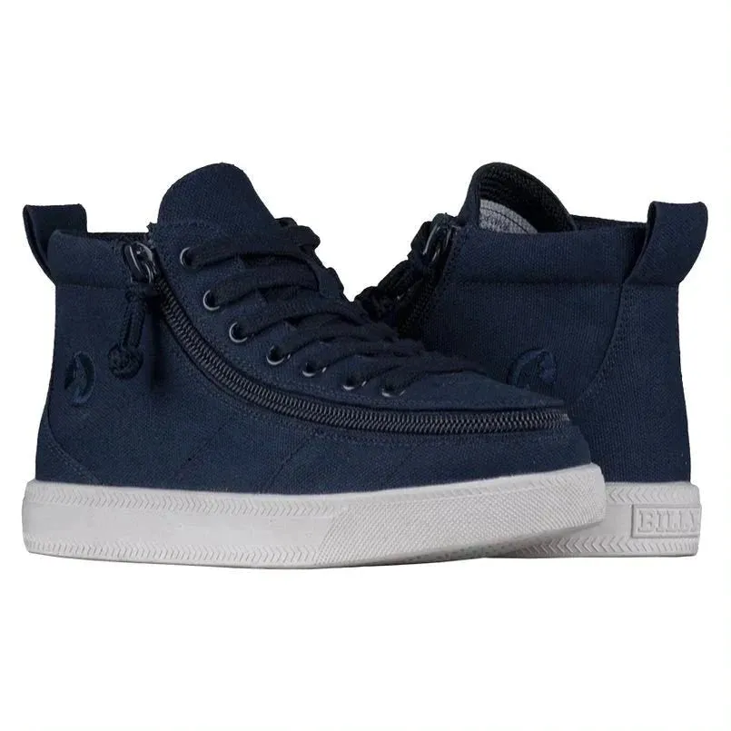 Billy Footwear (Big Kids) Wide Fit - High Top Canvas Shoes