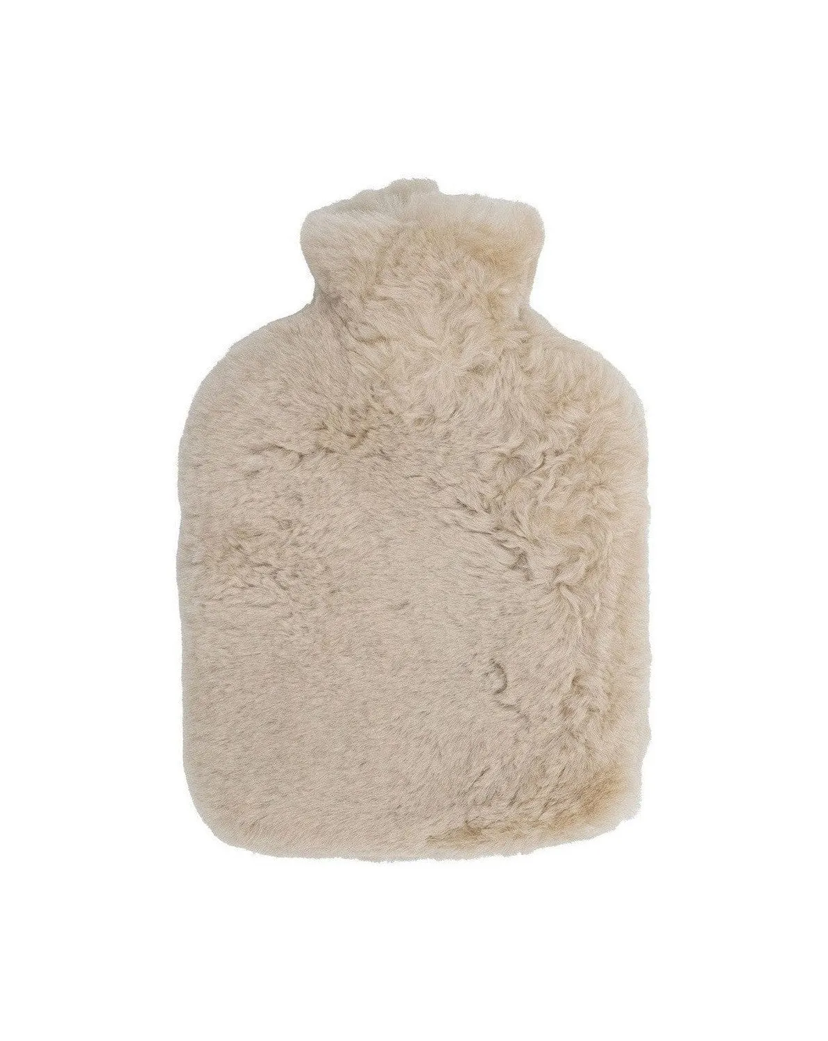 Bloomingville Cedar Hot Water Bottle, Nature, Sheepskin