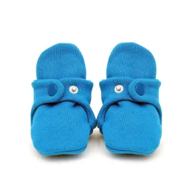 Blue Baby Shoes with Snap Closure