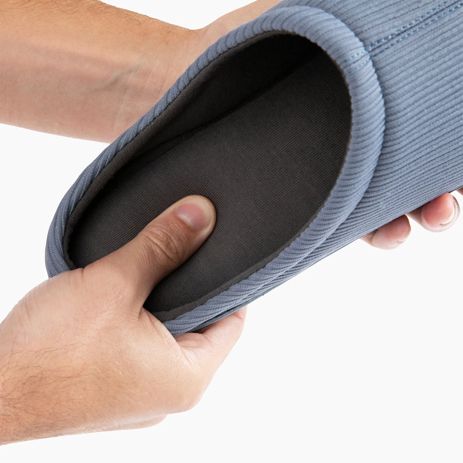 Brookstone Classic Comfort Memory Foam Slippers - Men's