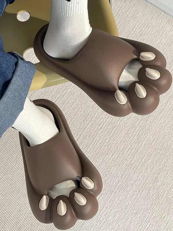 Cat Paw Shape Hollow Slippers