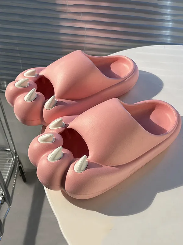 Cat Paw Shape Hollow Slippers