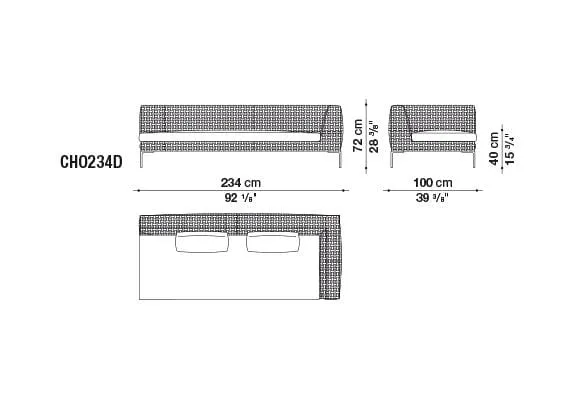 Charles Outdoor Sofa