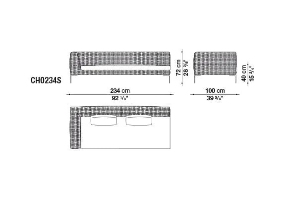 Charles Outdoor Sofa