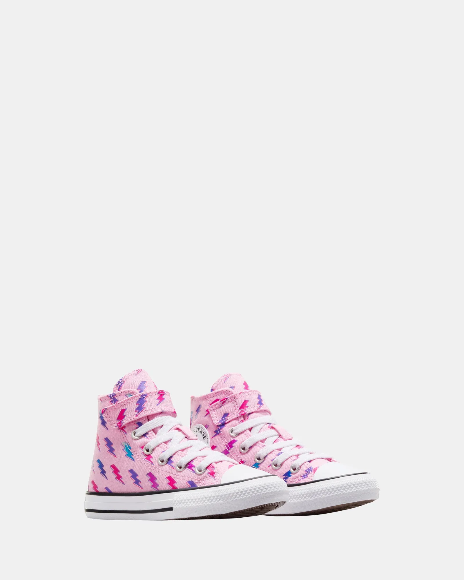 Chuck Taylor All Star 1v Hi Electric Bolt Youth Tongue Tied/Astral Pink