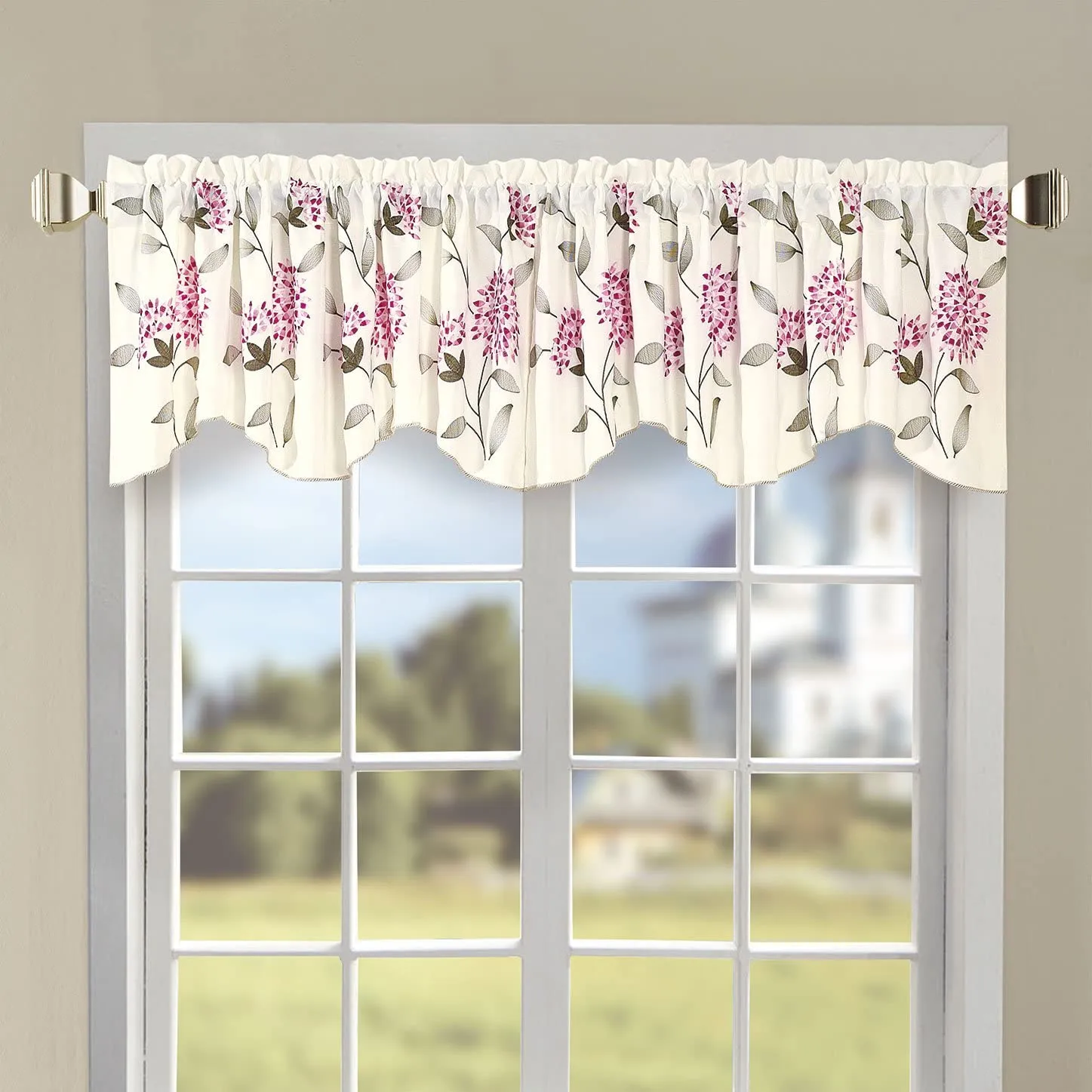 Classic Embroidery Valance 60" x 19"