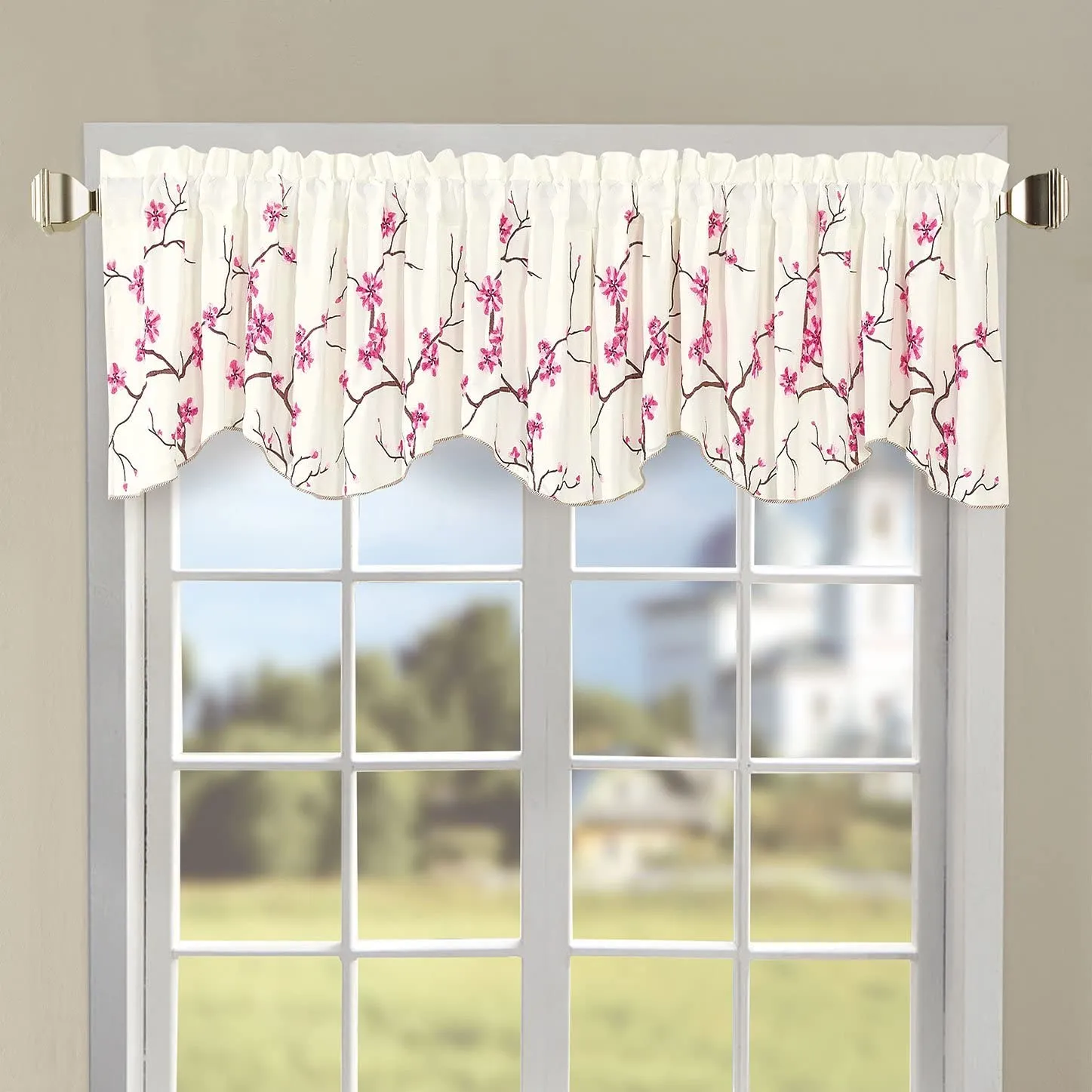 Classic Embroidery Valance 60" x 19"