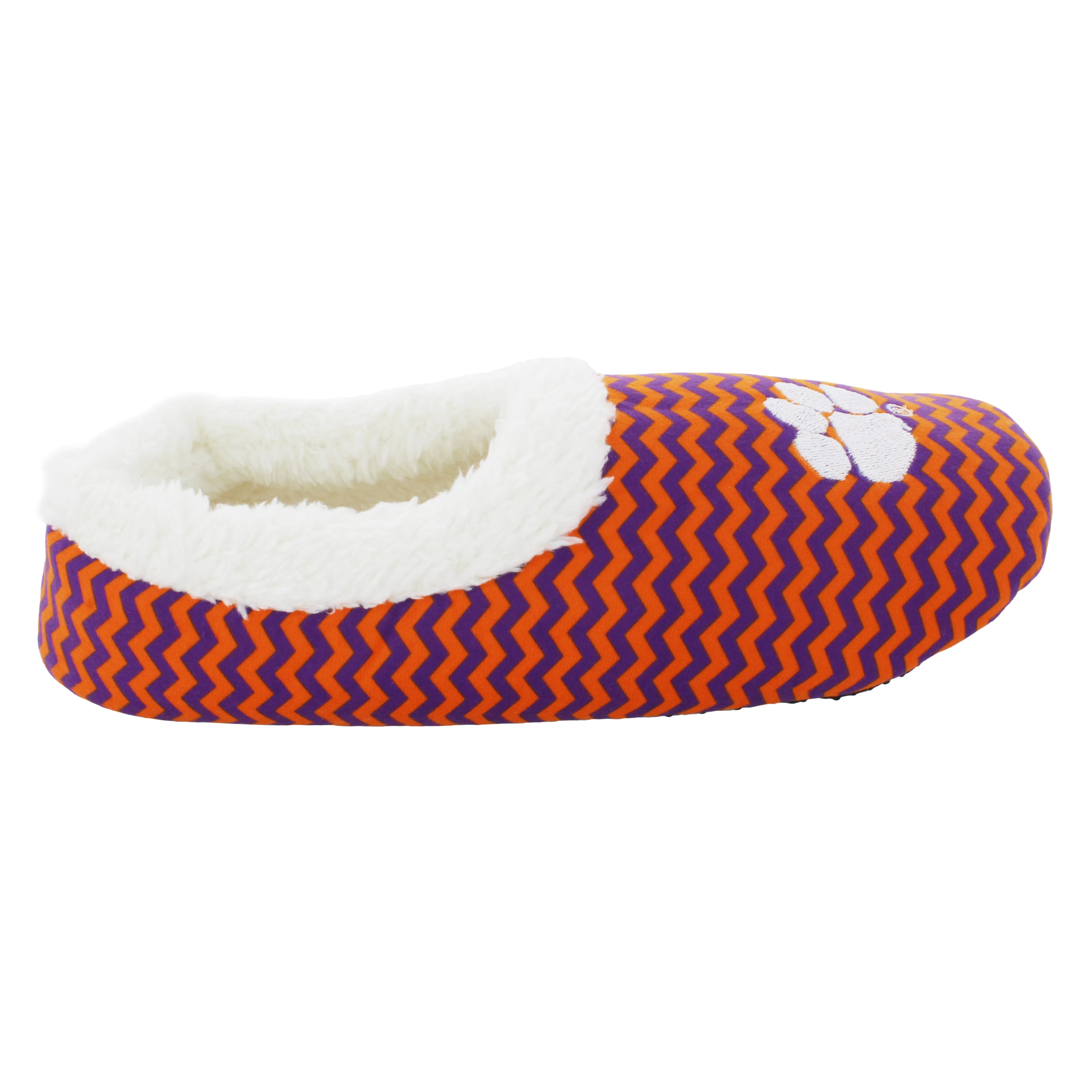 Clemson Tigers Chevron Slip On Slippers