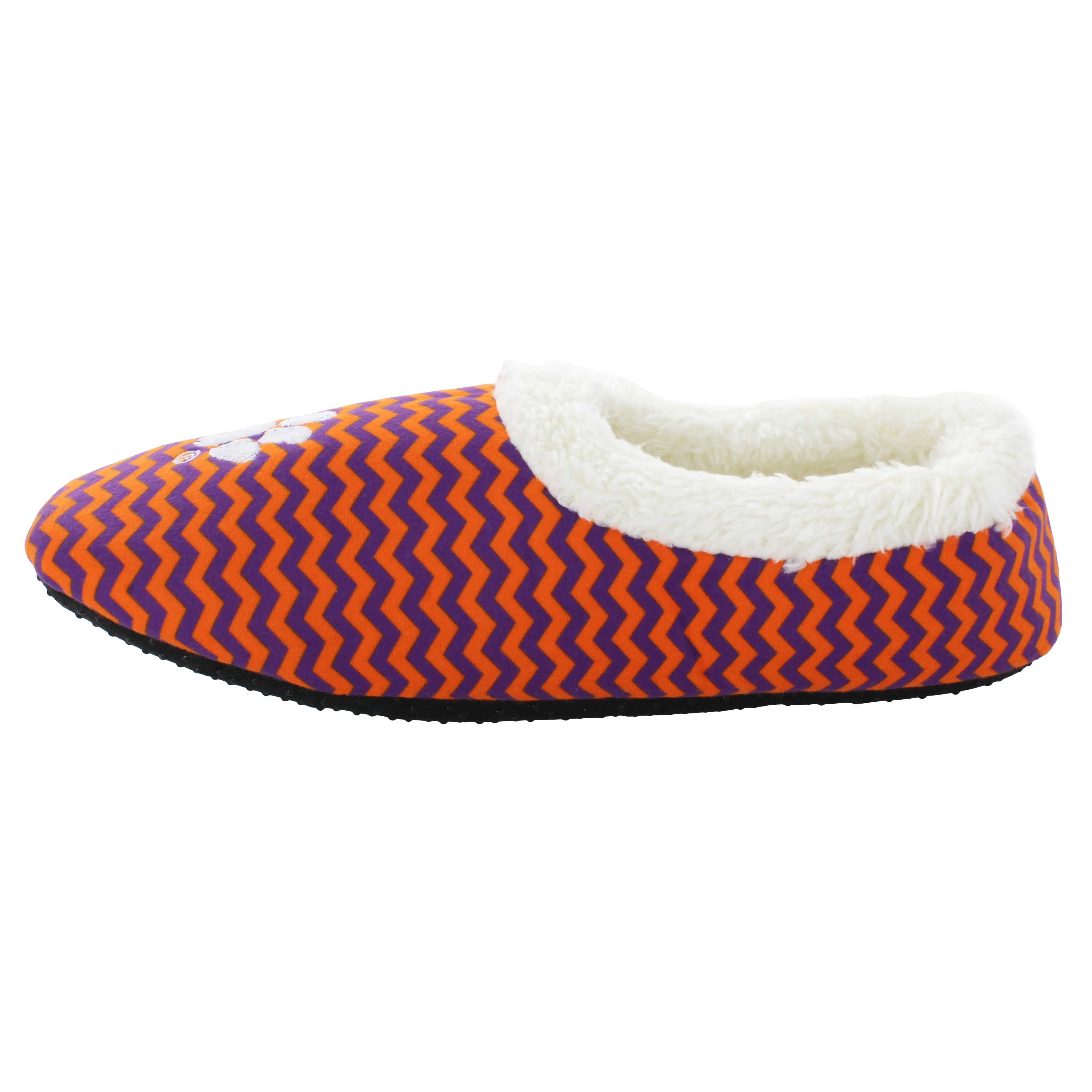 Clemson Tigers Chevron Slip On Slippers