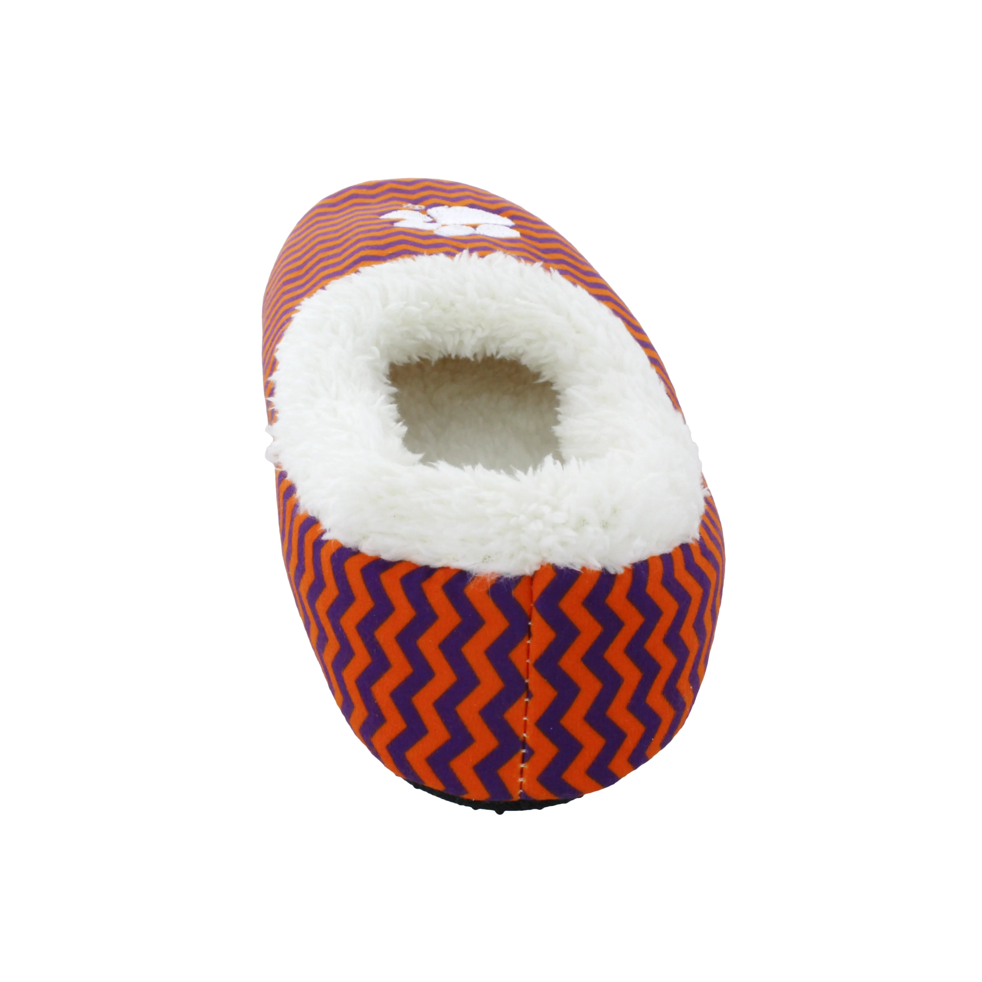 Clemson Tigers Chevron Slip On Slippers