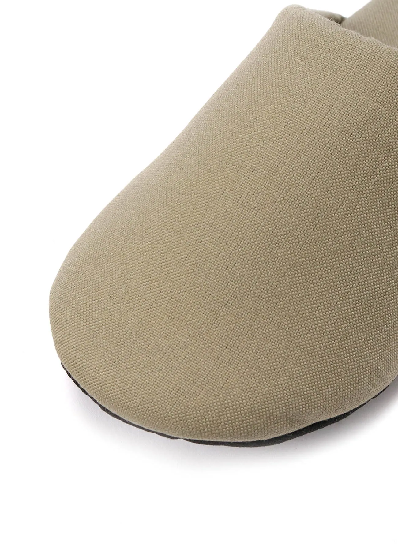 COTTON CANVAS SLIPPERS