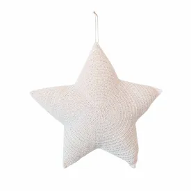 Crocheted Star Shaped Pillow