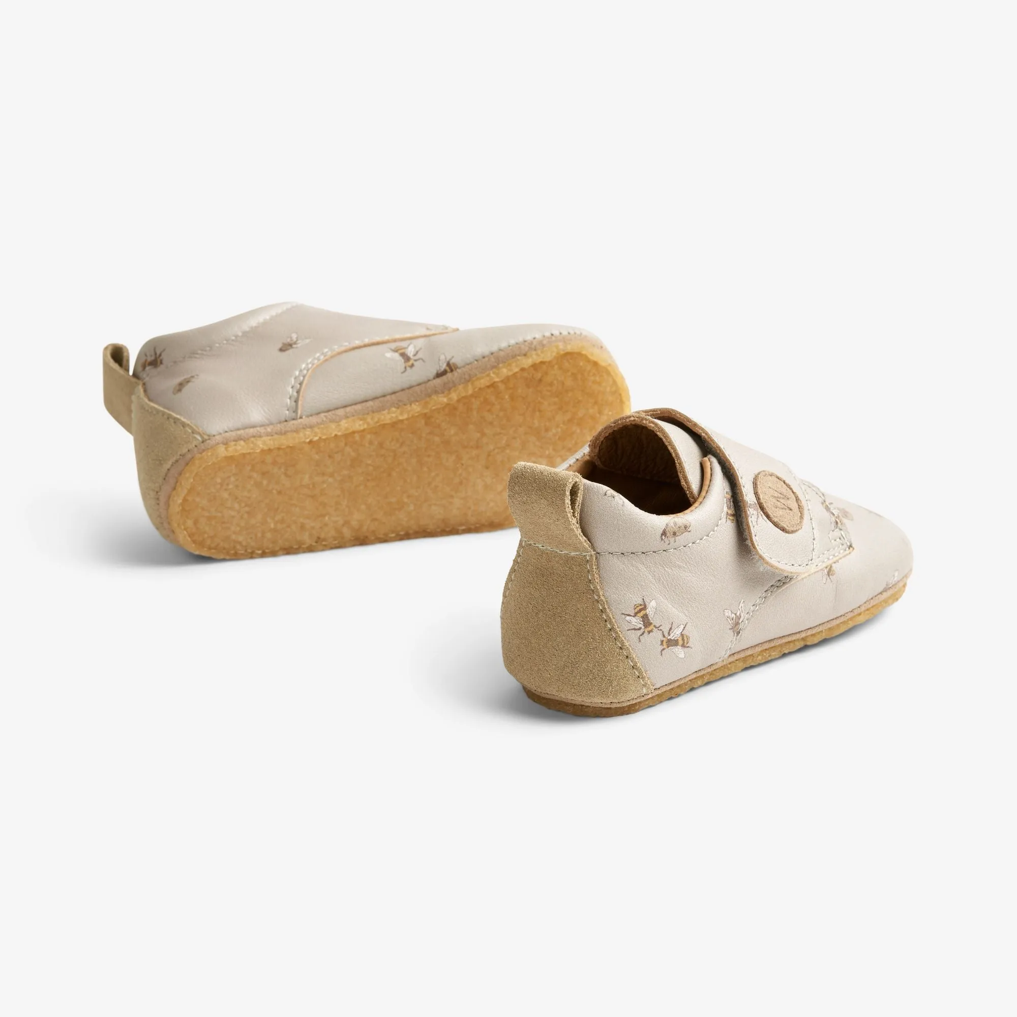 Dakota Print Home Shoe | Baby - gravel bumblebee