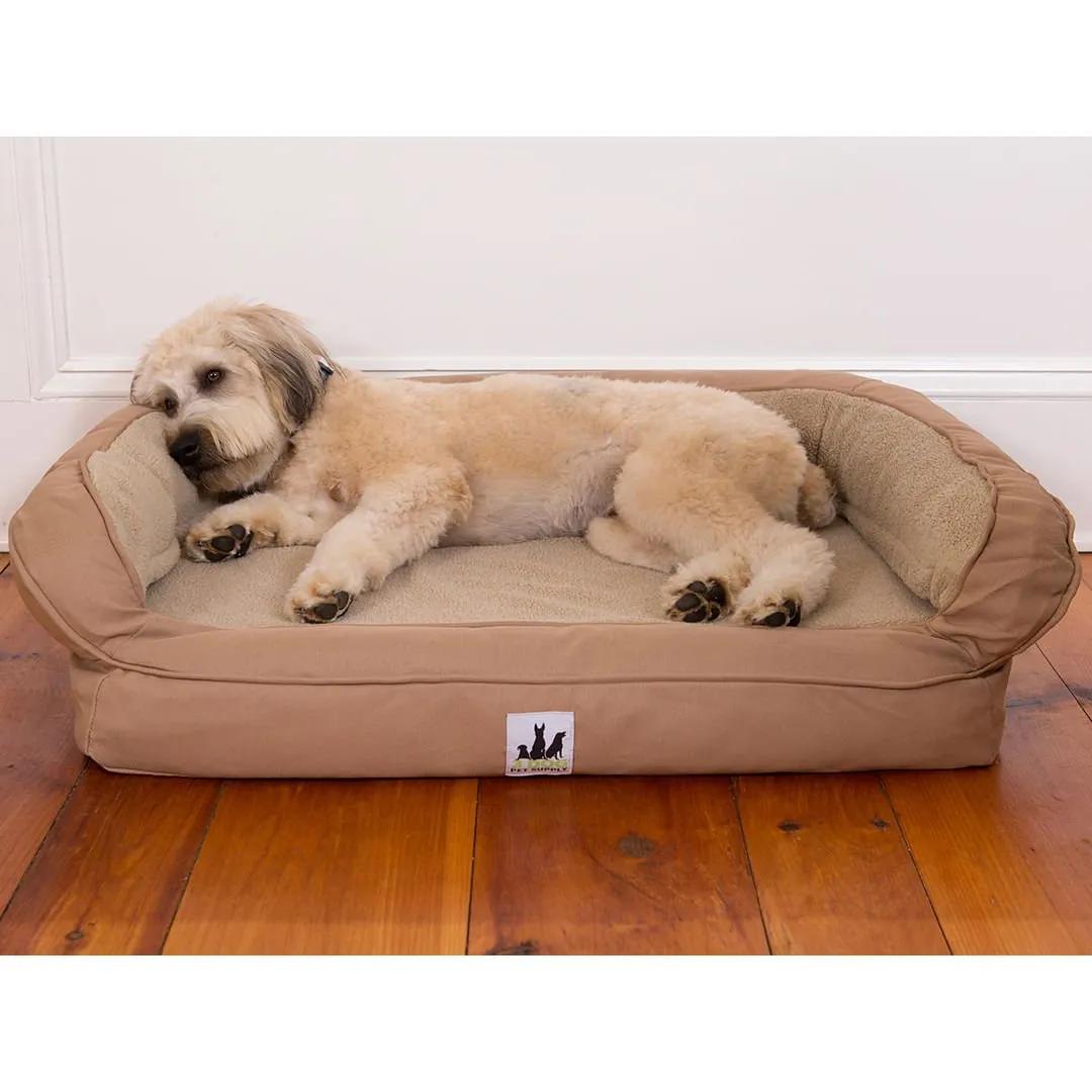 EZ-Wash Fleece Headrest Dog Bed, 43 x 30