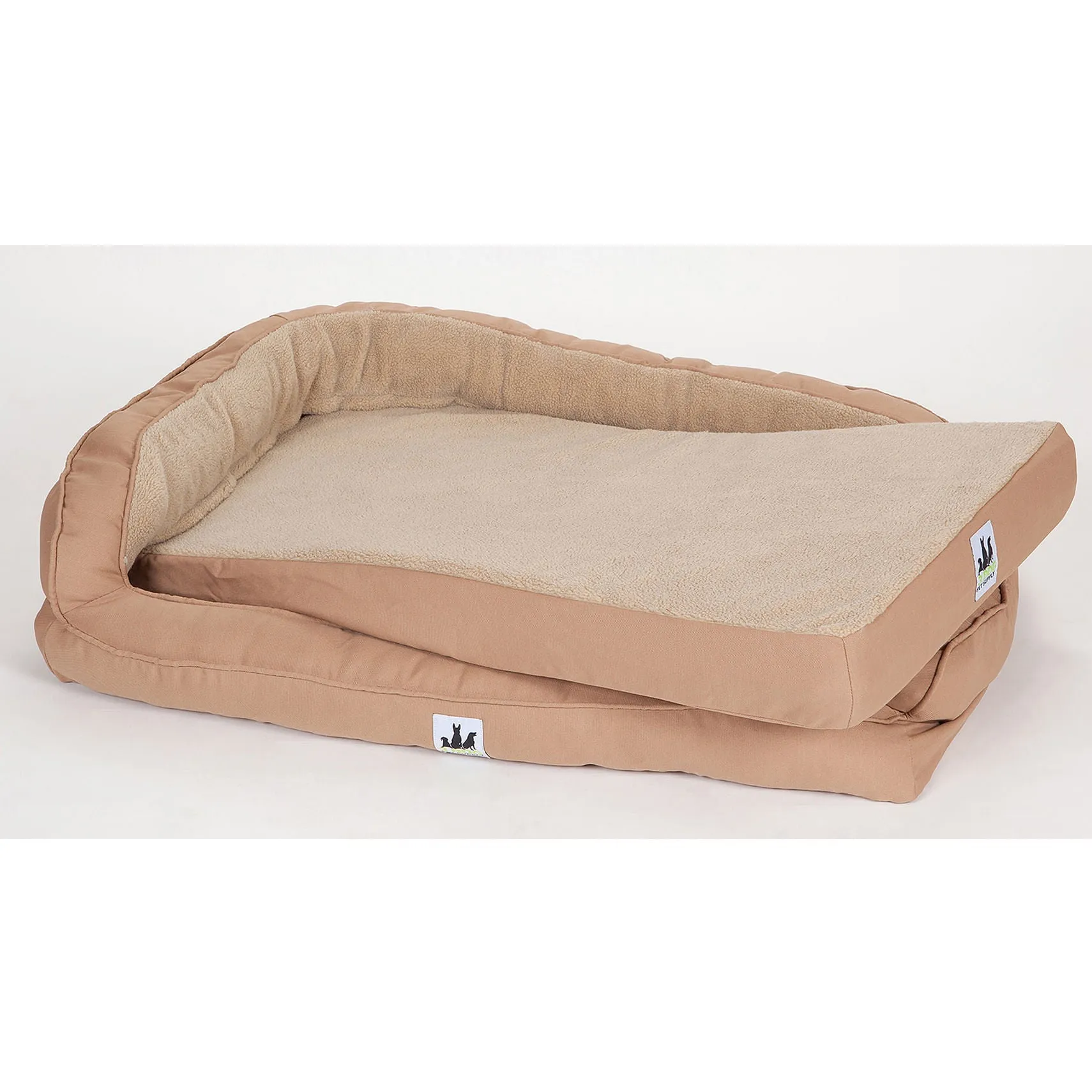 EZ-Wash Fleece Headrest Dog Bed, 43 x 30