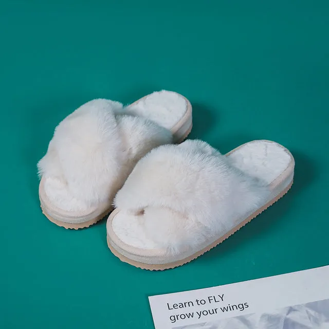 Faux Fur Fashion Warm Shoes