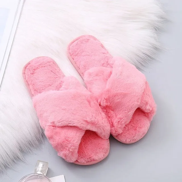 Faux Fur Fashion Warm Shoes