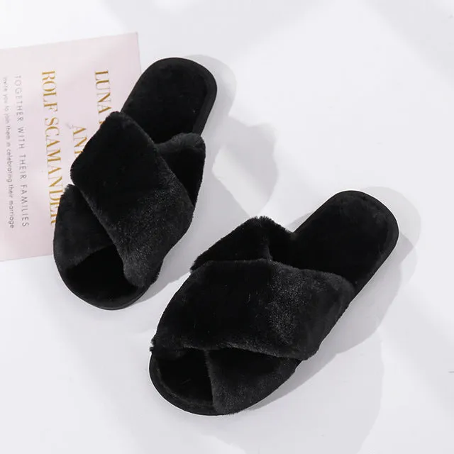 Faux Fur Fashion Warm Shoes