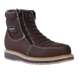 Hammer HM339 Brown , Prime leathe , Oil and slip resistance, Double Zipper.