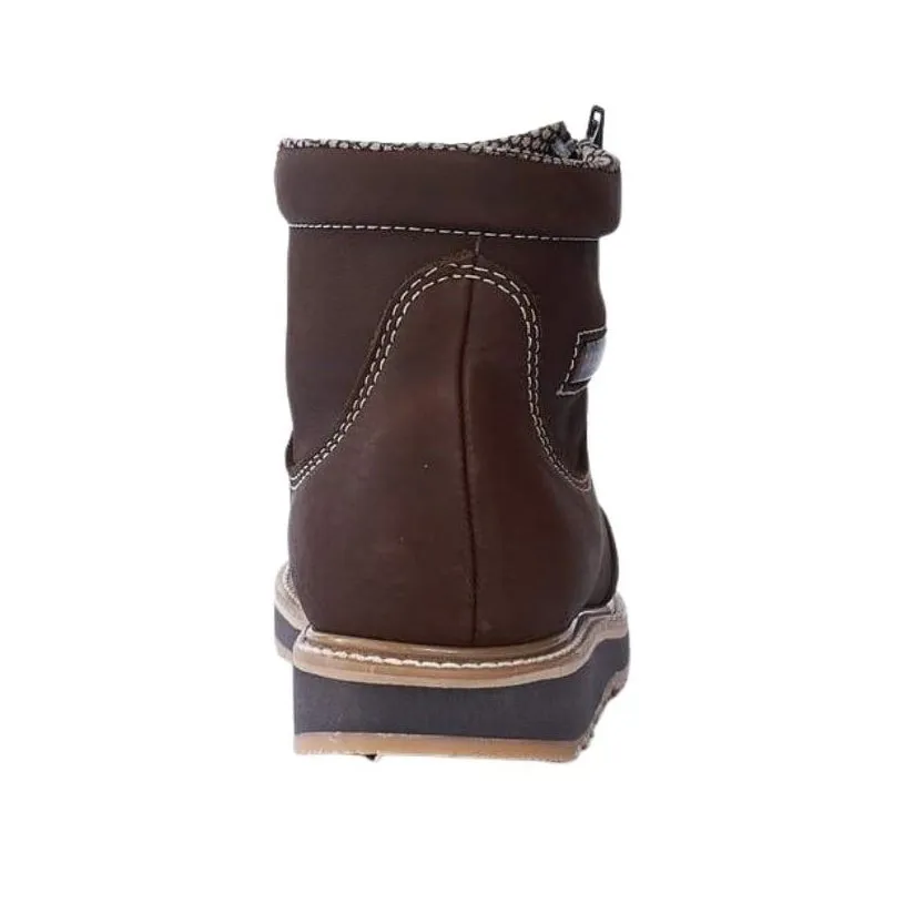 Hammer HM339 Brown , Prime leathe , Oil and slip resistance, Double Zipper.