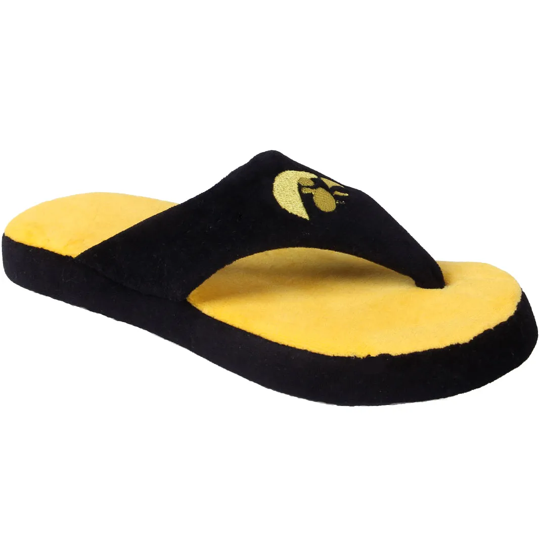 Iowa Hawkeyes Comfy Feet Flip Flop Slippers