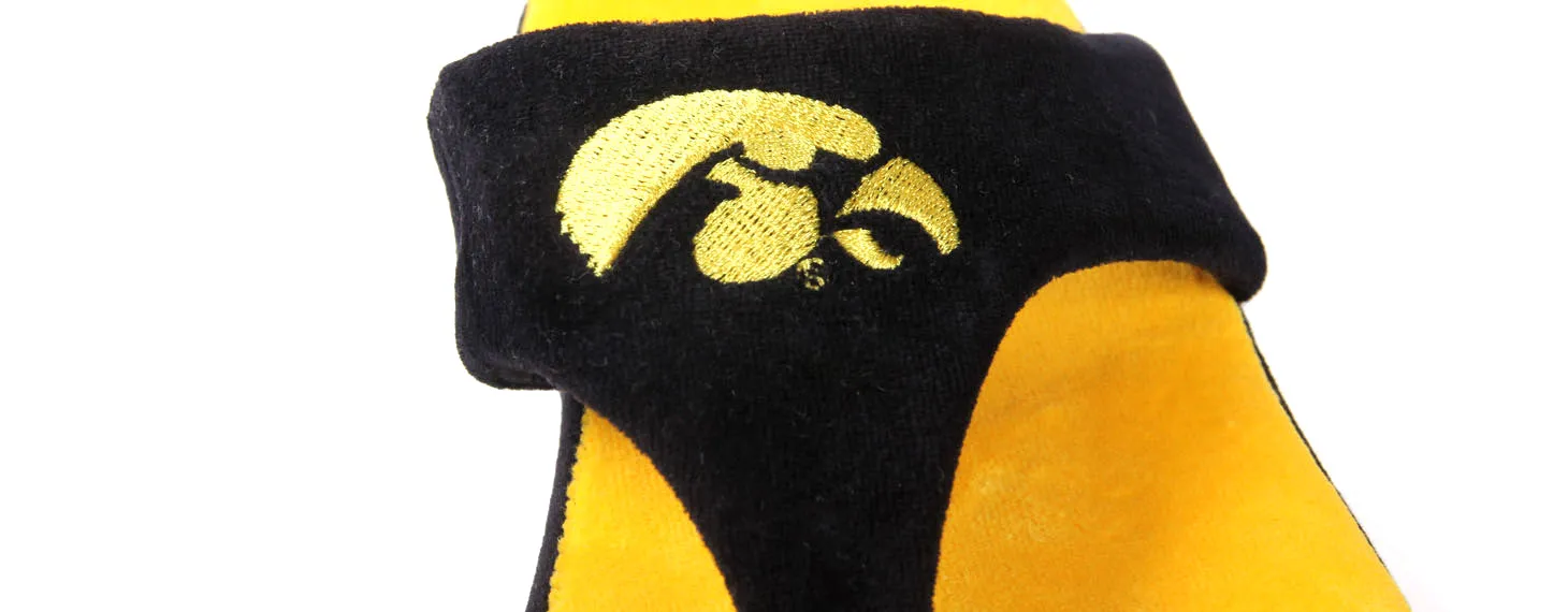 Iowa Hawkeyes Comfy Feet Flip Flop Slippers