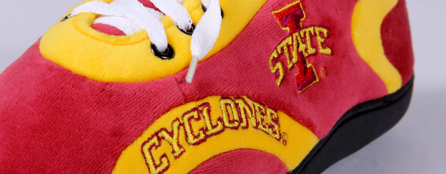 Iowa State Cyclones All Around Rubber Soled Slippers