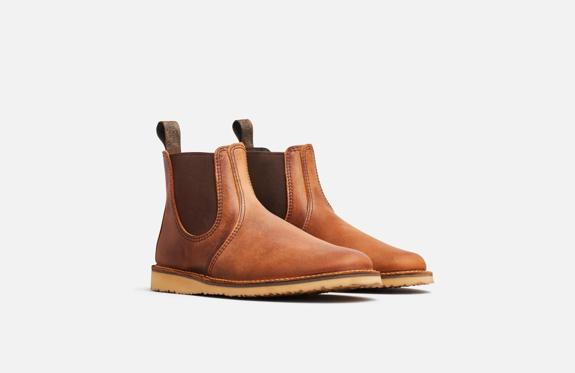 IRISH SETTER Men's Weekender Chelsea Boot In Copper Rough & Tough Leather 3311