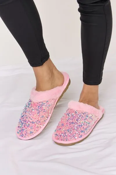 Isn't She Lovely Sequin Slippers