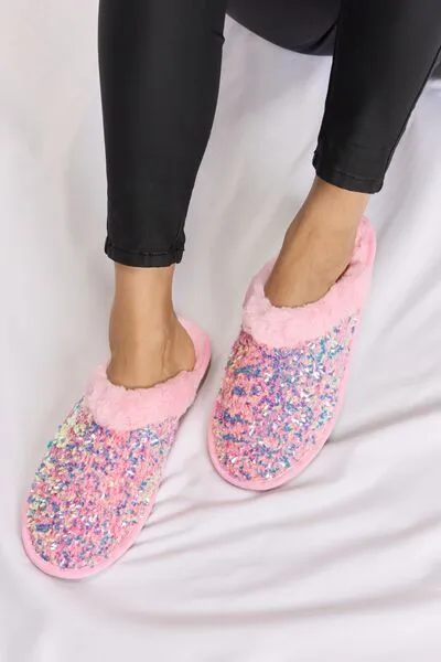 Isn't She Lovely Sequin Slippers