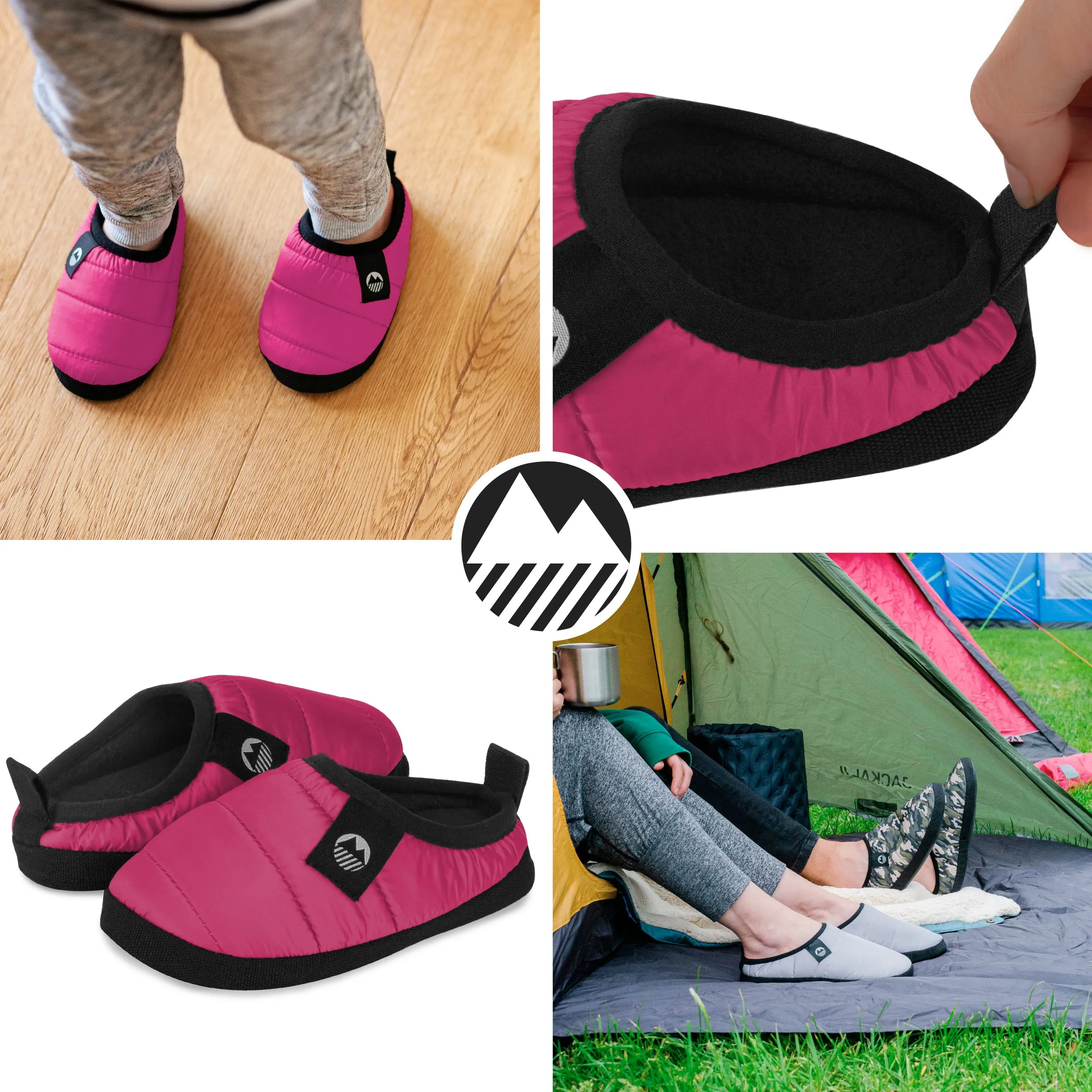 Kids' Wolfa Ultra Warm Tent Slippers