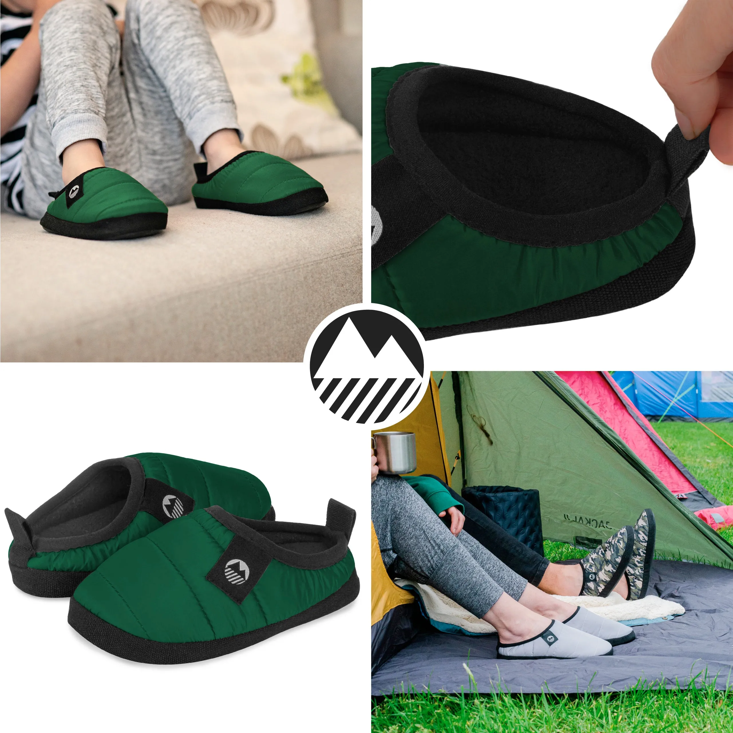 Kids' Wolfa Ultra Warm Tent Slippers