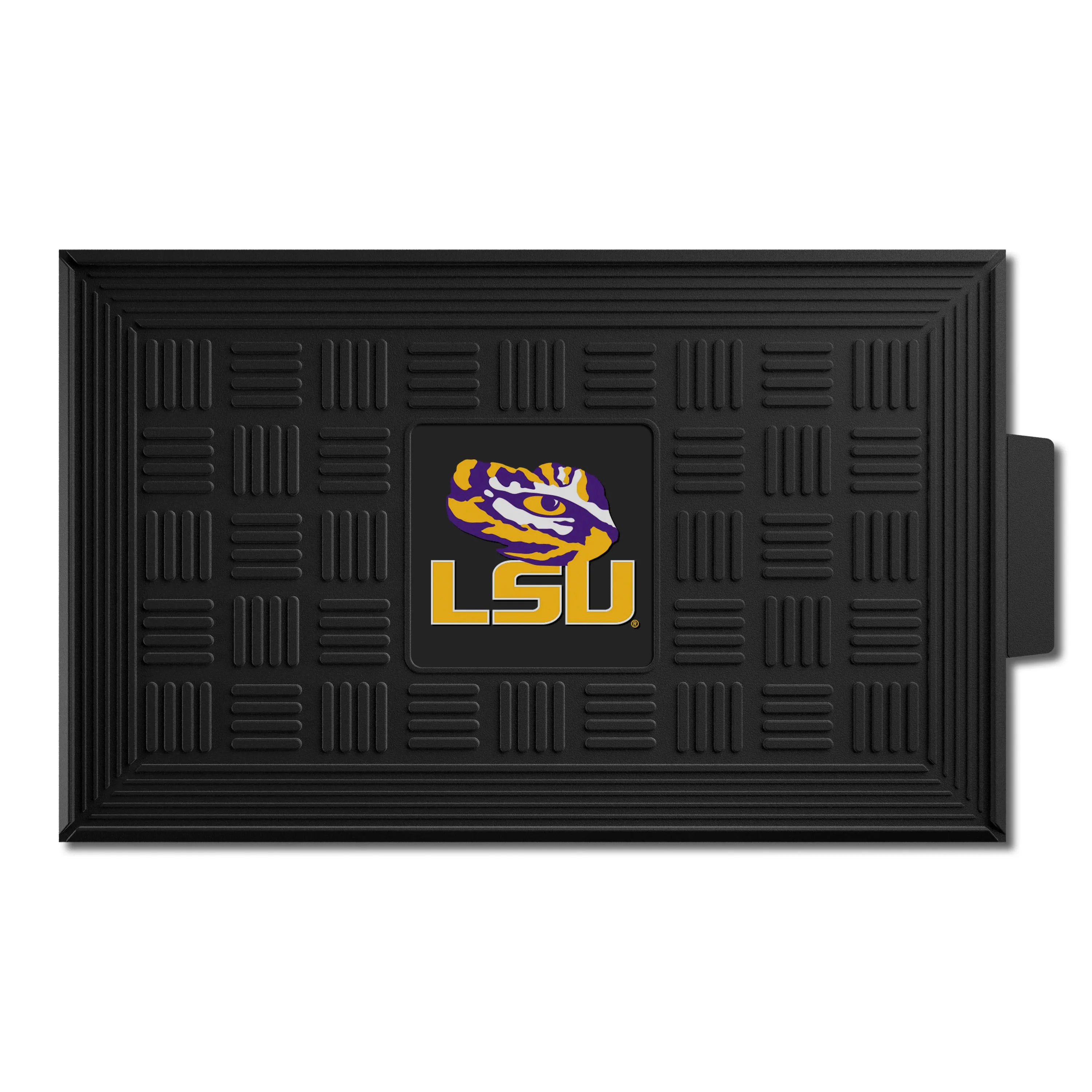 LSU Tigers Heavy Duty Vinyl Medallion Door Mat - 19.5in. x 31in.