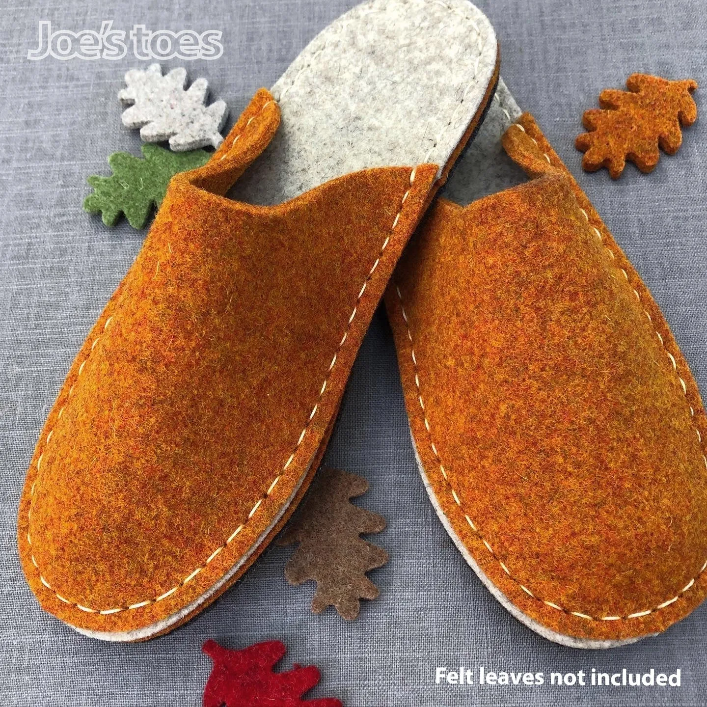 Make your own Felt Slipper Kit with Vinyl Outsoles